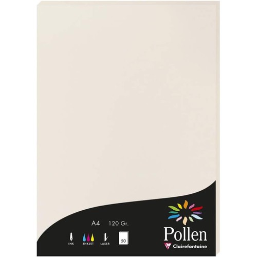 Papier pollen gris - -,