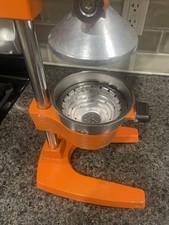 Iron Citrus Press Juicer Industrial Commercial Orange Marked FK