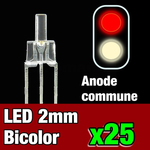 741 25pcs led bi color - 25pcs,