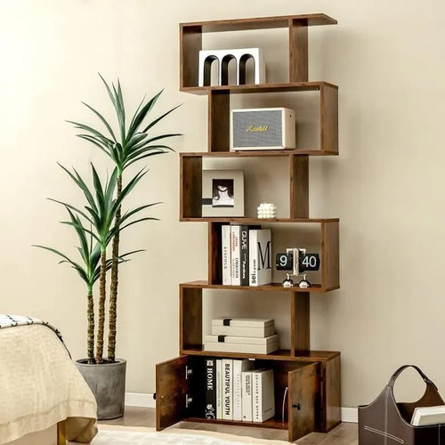 étagère bibliothèque bois - bois, 5
