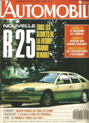 Automobile magazine 518 - l'automobile, n°518