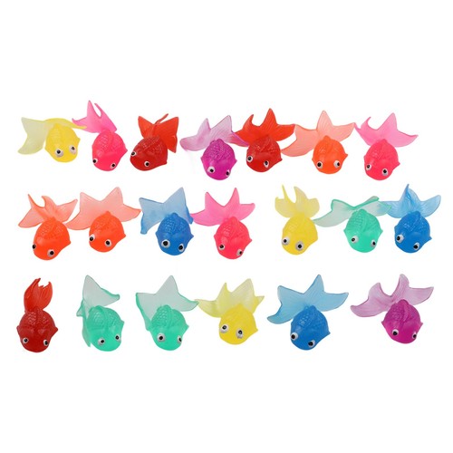 Poisson rouge caoutchouc - rouge, en