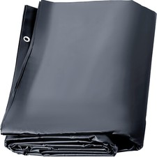 VEVOR Bâche Piscine Hivernage Piscine Rectangulaire Anthracite PVC 4 x 8 m