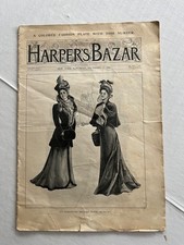 Vintage 1898 Harper's Bazar