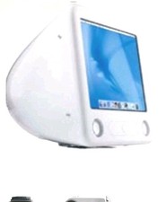 Vintage Apple eMac power PC,512 MB 1.25 GHZ-  Works Well