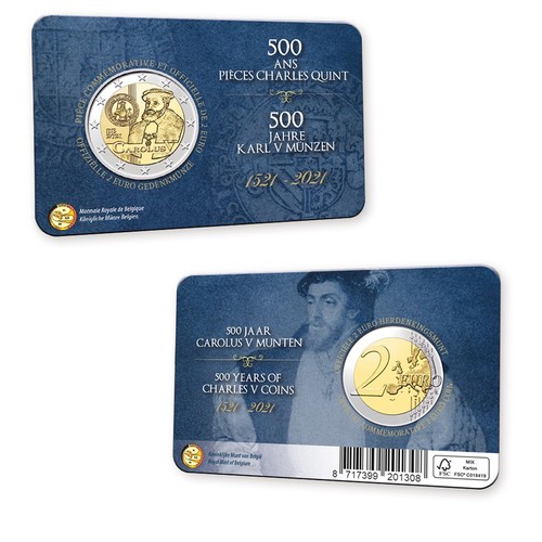 Commemorative belgique 2021 - de,