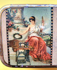 painted sheet metal box / sewing machine / sewing machine / senving machine ...