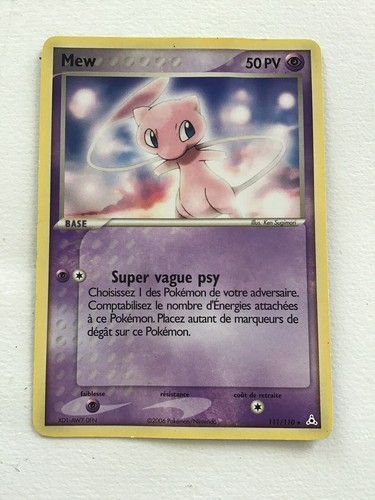 Carte pokemon mew secret - pokemon,