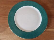 Limoges Porcelain Sologne Flat Plate Presentation Model Louisiana Green