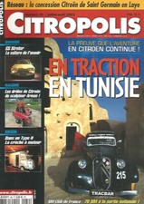 CITROPOLIS N°39 EN TRACTION EN TUNISIE / GS BIROTOR / TYPE H / 70 SM SORTIE Nle