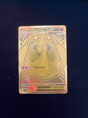 Carte pokémon méga dracaufeu - carte,