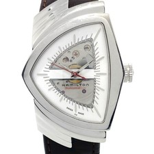 Hamilton Ventura Auto H24515551 H245150 Automatic Exhibition Leather Strap Rare