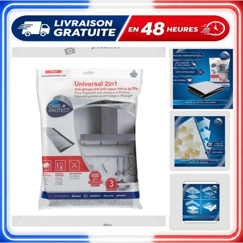 Filtre hotte universel