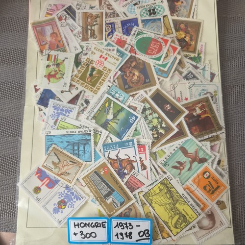 Hongrie lot 300 timbres - lot,