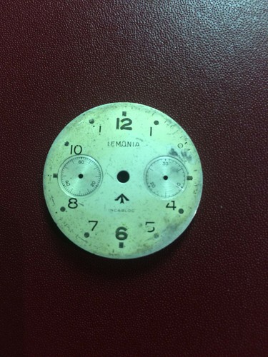 Cadran chrono lemania royal - cadran,