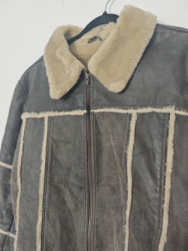 Veste aviateur effet peau
