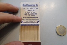 Match Pochette GYPSIES tobacco cigarette seita BICYCLE MACHECOUL 44 BAR