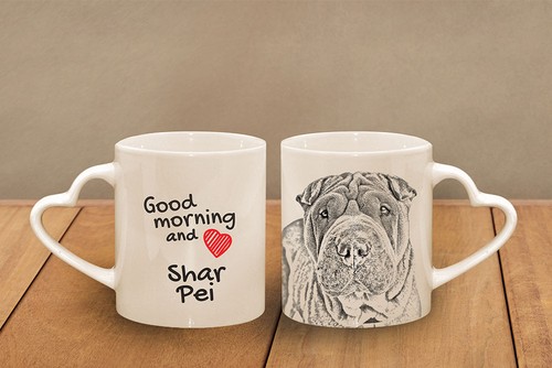 Shar pei tasse avec - avec, une