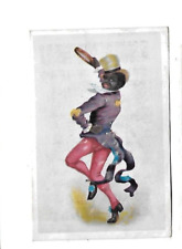 old chrome advertising soap from Marseille the black dancer Music Hall