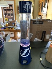 Tampa Bay Lightning NHL Magma Lava Lamp Bluetooth Speaker 16.5” H