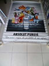 AFFICHE PUBLICITE 120x160 - ABSOLUT VODKA - POSTER -  ABRIBUS