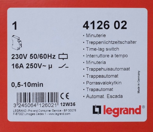 Legrand 126 minuterie - 4,