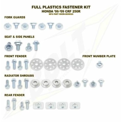 Kit vis complet - , plastiques