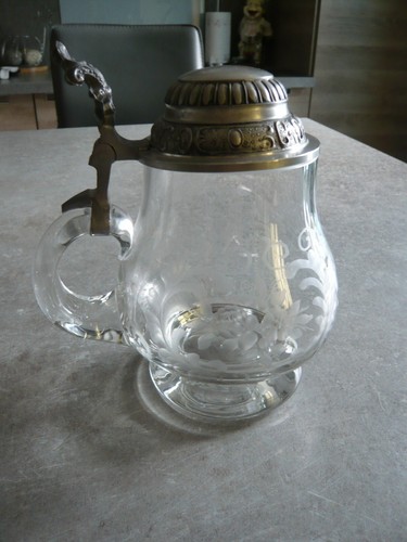 Chope biere couvercle - chope, a