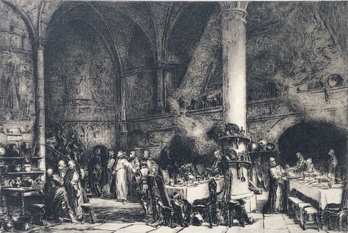 Eugène isabey déjeuner - déjeuner, au