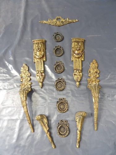 Bronze ornaments lot pieces - lot, 13