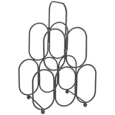 Casier à vin en métal noir