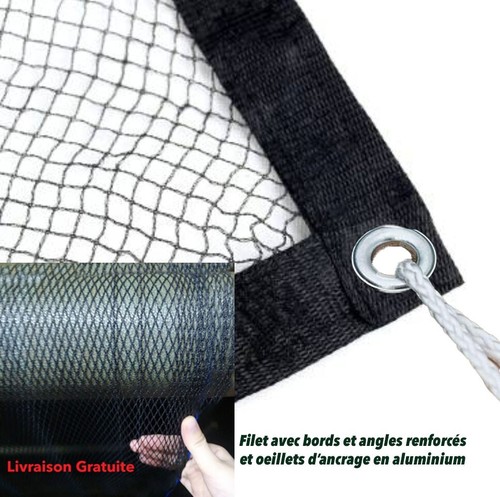 Grand filet protection noir - grand, filet-protection