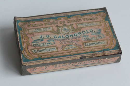 Boîte cigarettes tôle j - tôle,