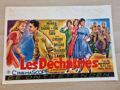 Affiche ancienne cinéma belge