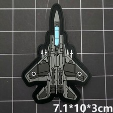 Patch PVC 3D Avion Chasse F-15