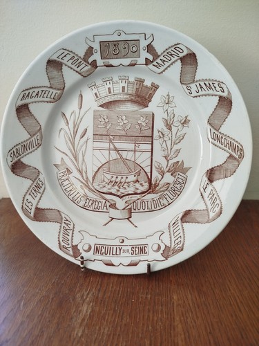 Lunéville assiette ancienne - lunéville,
