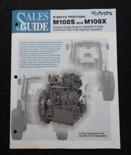 Kubota m108s m108x tracteur - m108x,