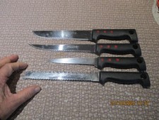 Lot d'ancien Couteaux de Cuisine Pradel Inox Trempé Qualité Professionnelle