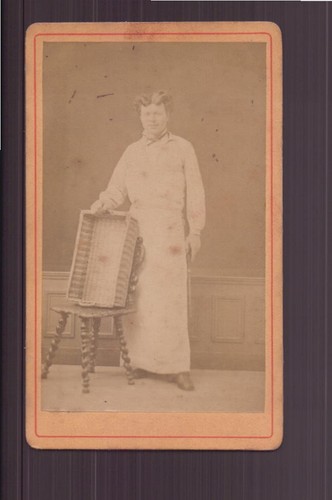 Photo cdv homme qui - cdv, un