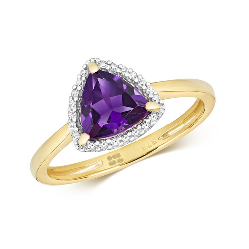 Bague solitaire pavage - bague,