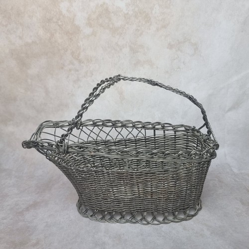 Panier porte bouteille fil - panier, porte-bouteille