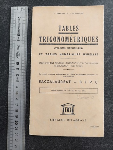 Livret tables - livret,