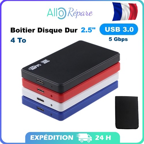 Boîtier disque dur externe - dur,
