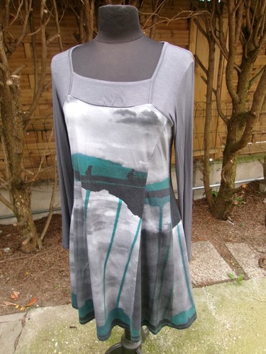 Robe patineuse matière - robe,