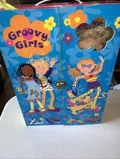 Groovy Girl Doll Wardrobe Closet Carrying Case With Doll And Misc