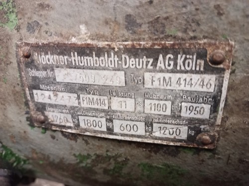 Tracteur agricole ancien deutz - tracteur,