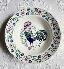Ancien Plat Creux  Coq