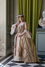 1760 Robe A La Francaise Medieval Costume Rococo Dress Historical Costum