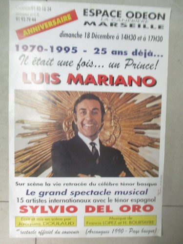 Affiche luis mariano sylvio - luis,
