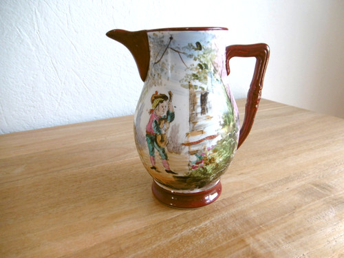 Pichet porcelaine opaque - pichet, gien